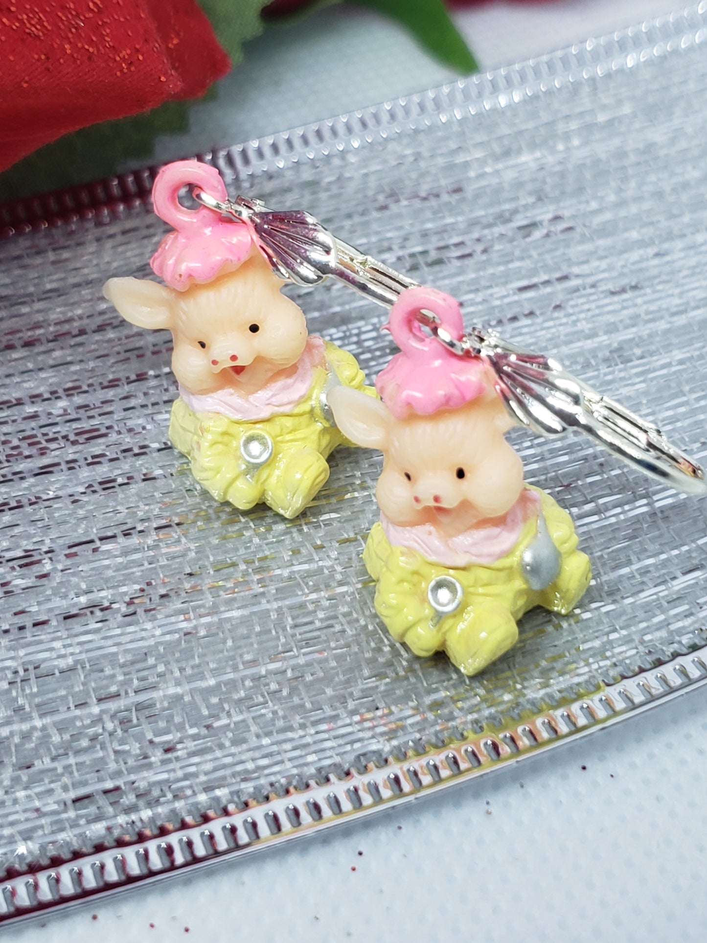 Little Miss Piggy Earrings