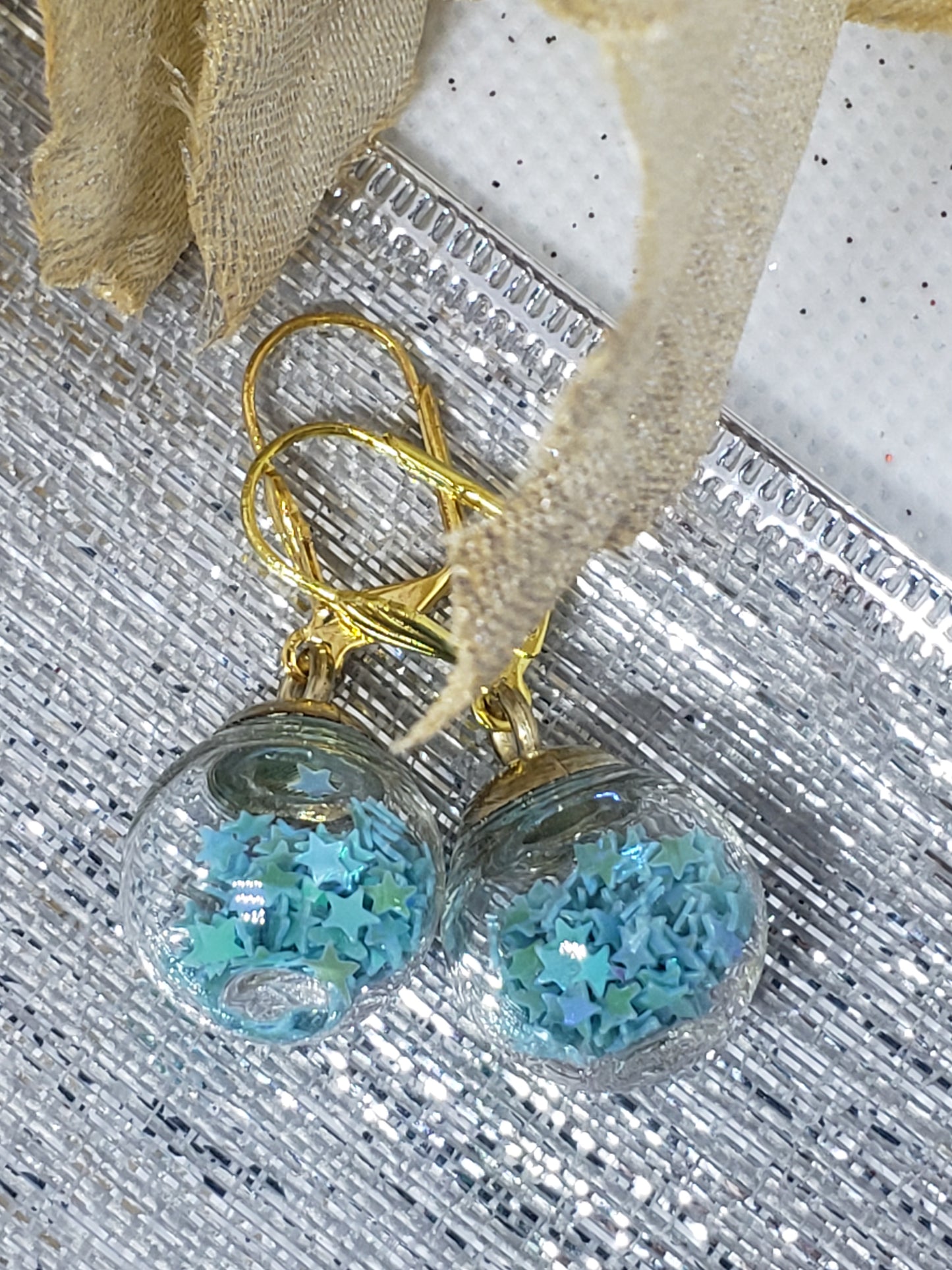 Glass Ball Earrings
