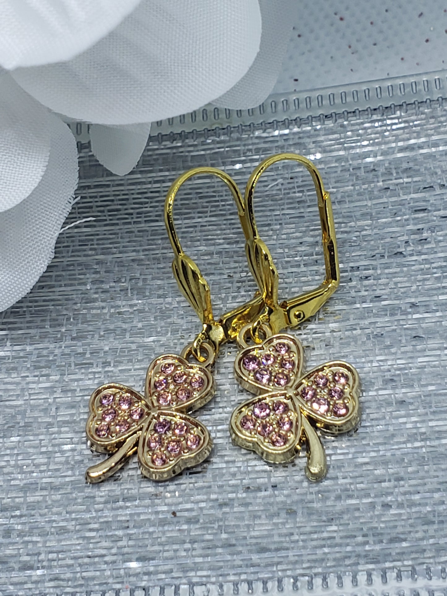 Shamrock Bling Earrings