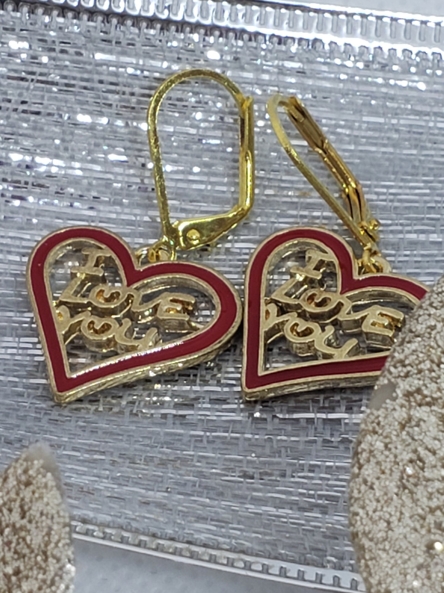I love you Earrings
