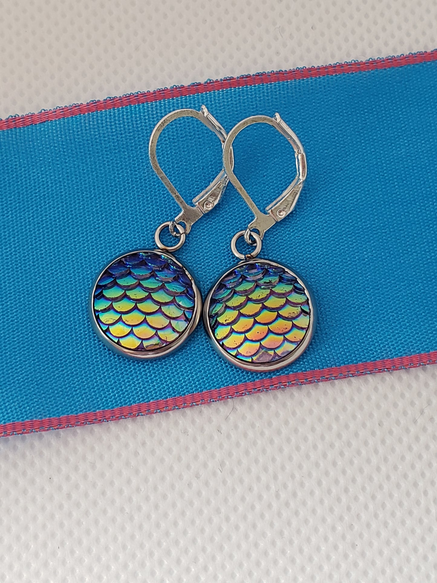 Whale Scale Earrings