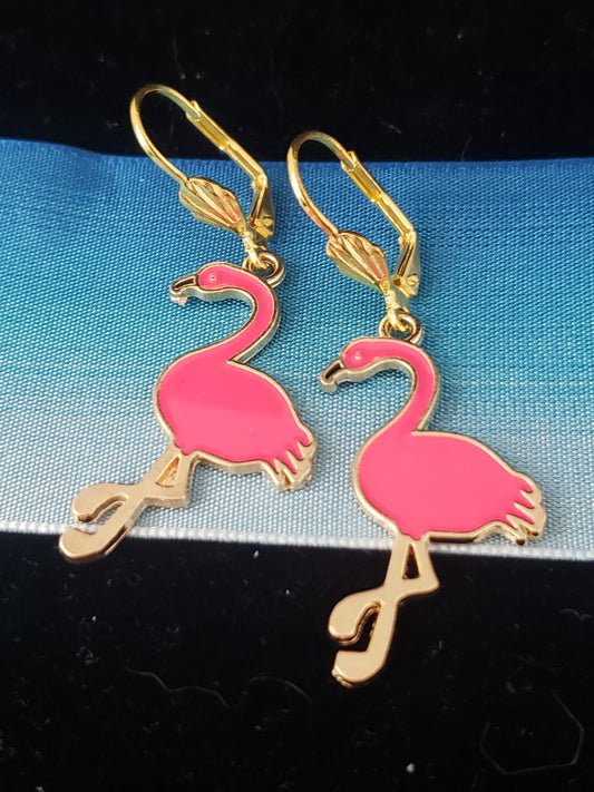 Flamingo Earrings