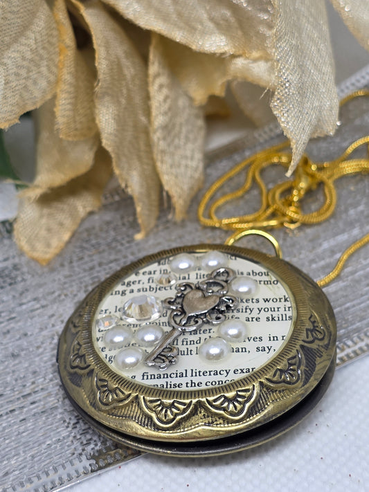 Secret Unlocked Locket Necklace