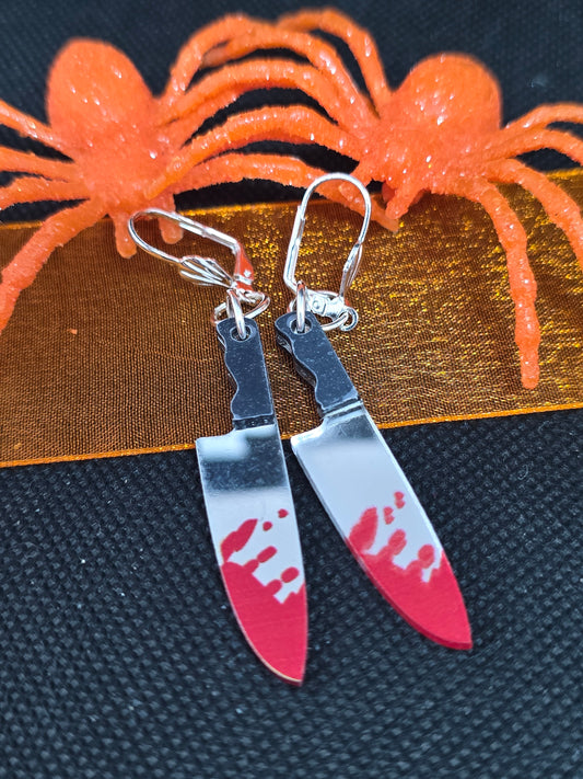 Bloody Utensil Earrings