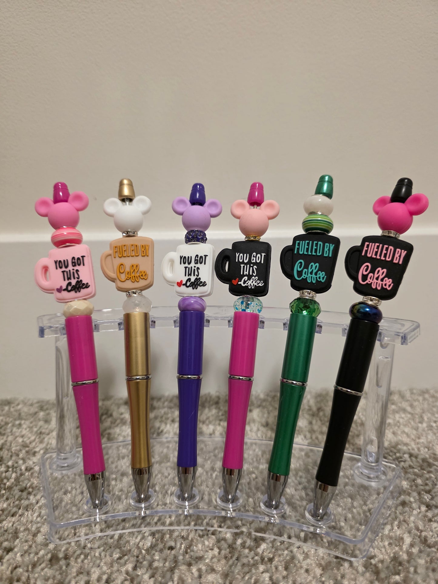 Fueled by Coffee pens