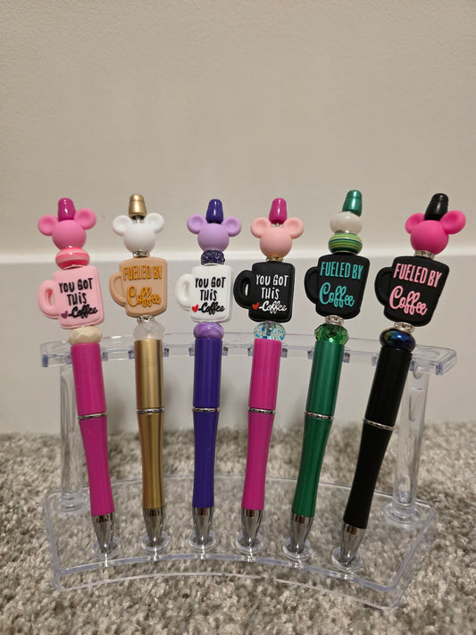 Fueled by Coffee pens