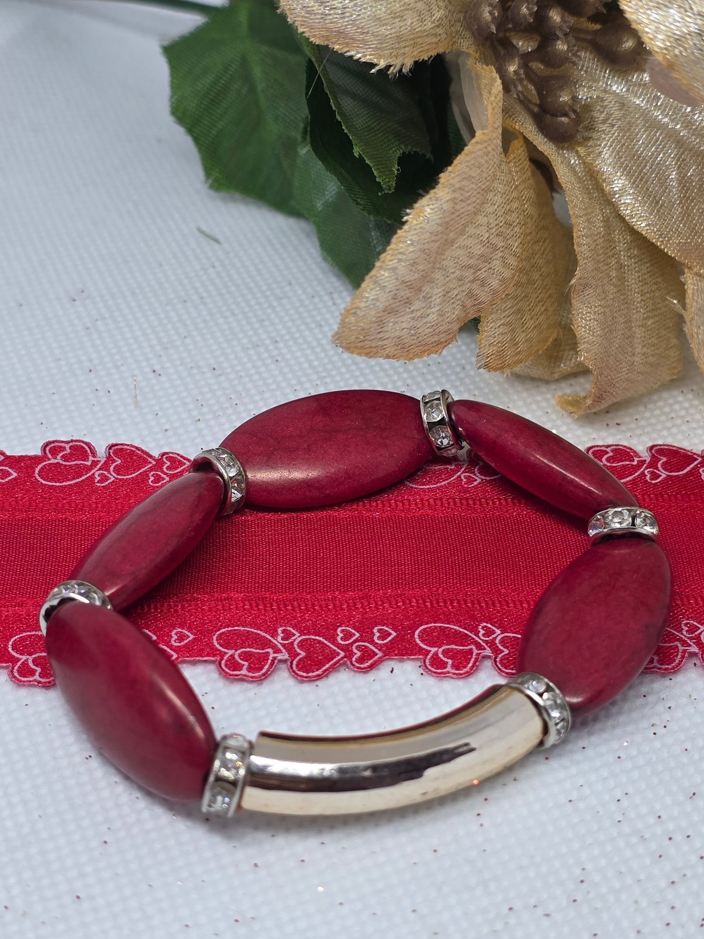 Red & Gold Bracelet