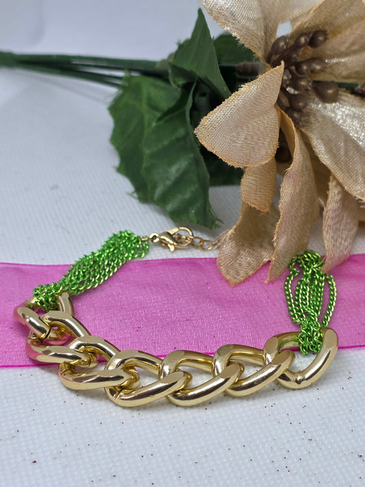 Green & Gold Bracelet
