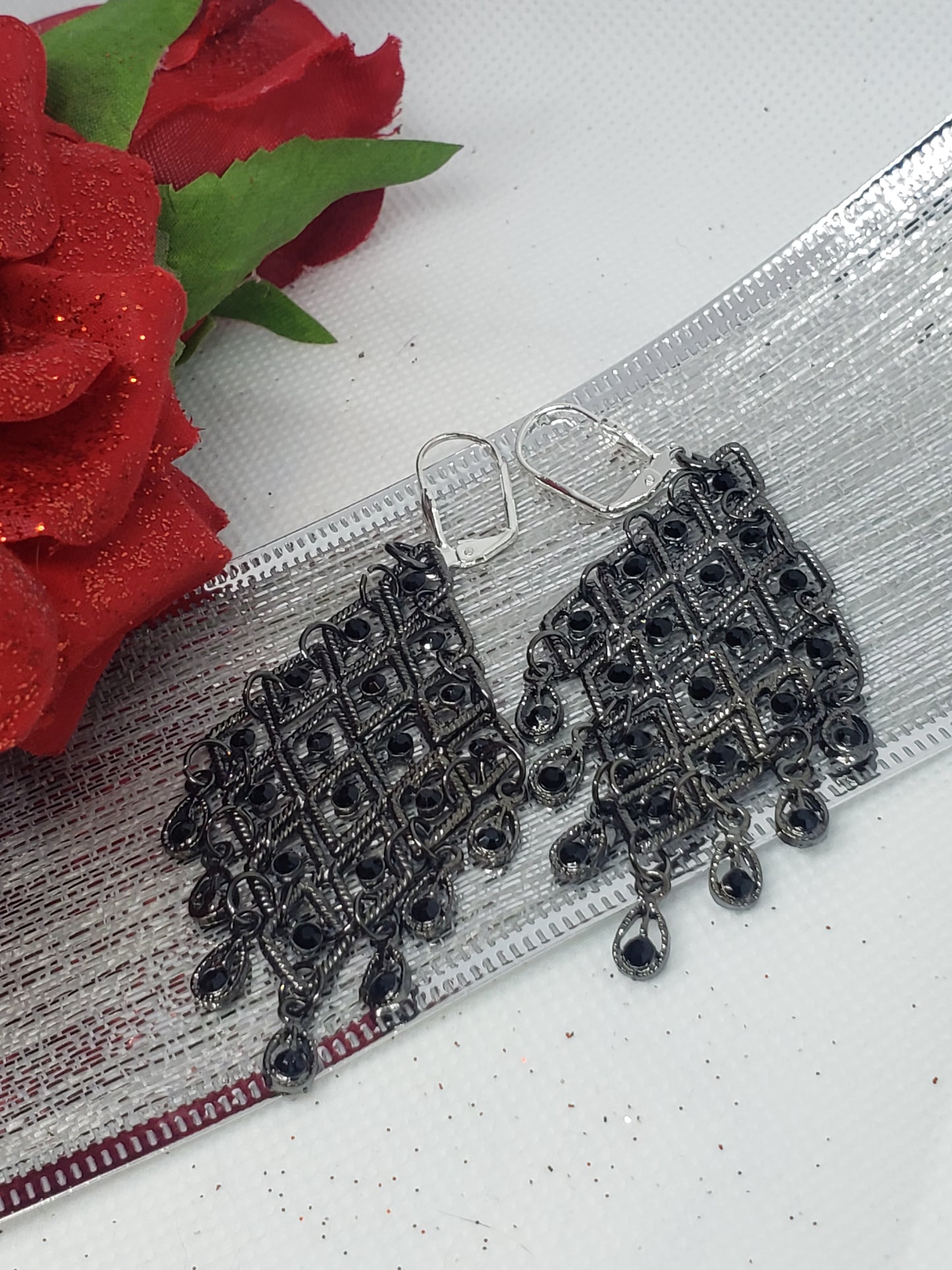 Black Drop Beauty Earrings