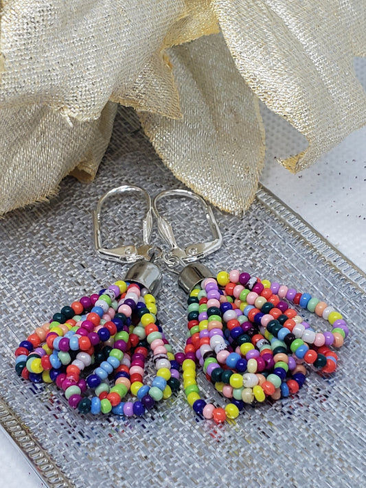 Colorful Beaded Earrings