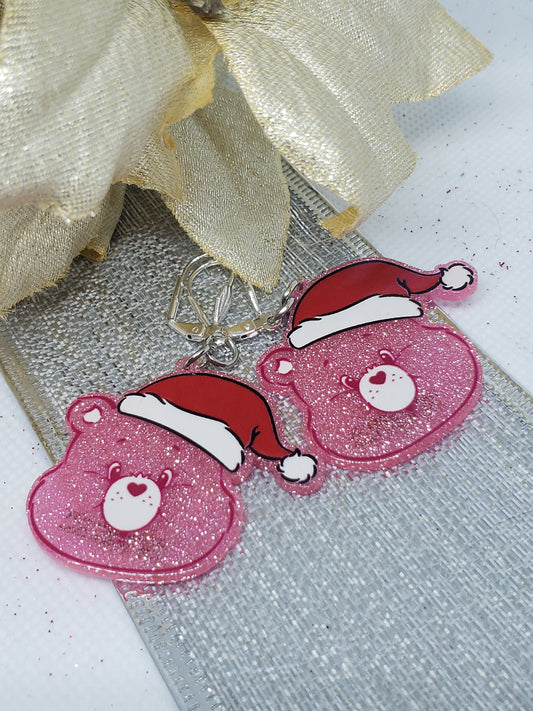 Santa Bear Earrings