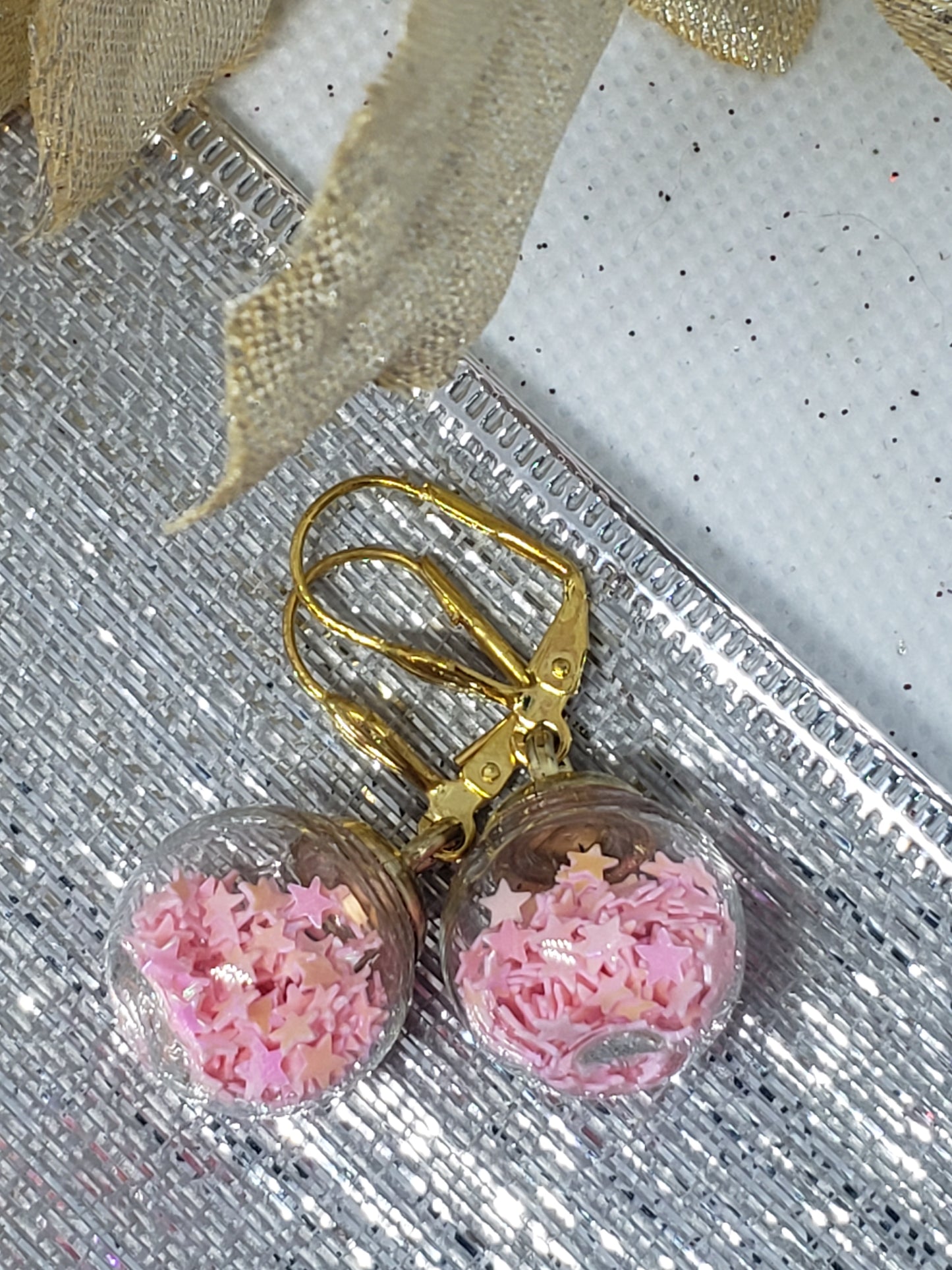 Glass Ball Earrings