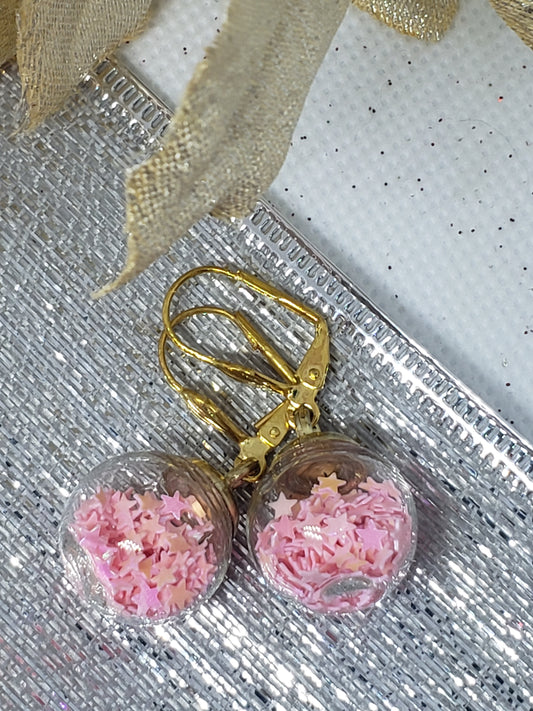 Glass Ball Earrings
