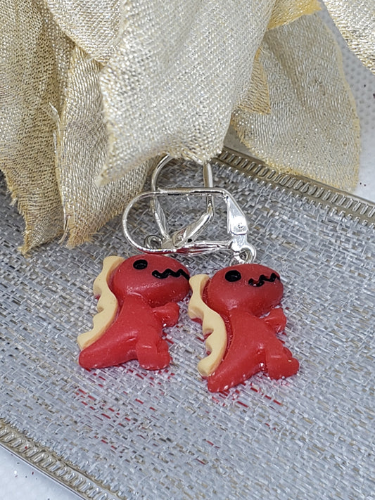 Fun Dinosaur Earrings