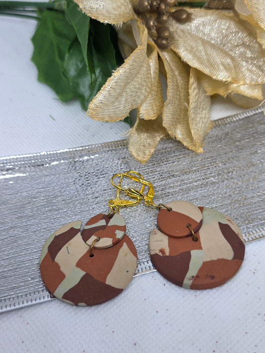 Sandstone Glamour Earrings