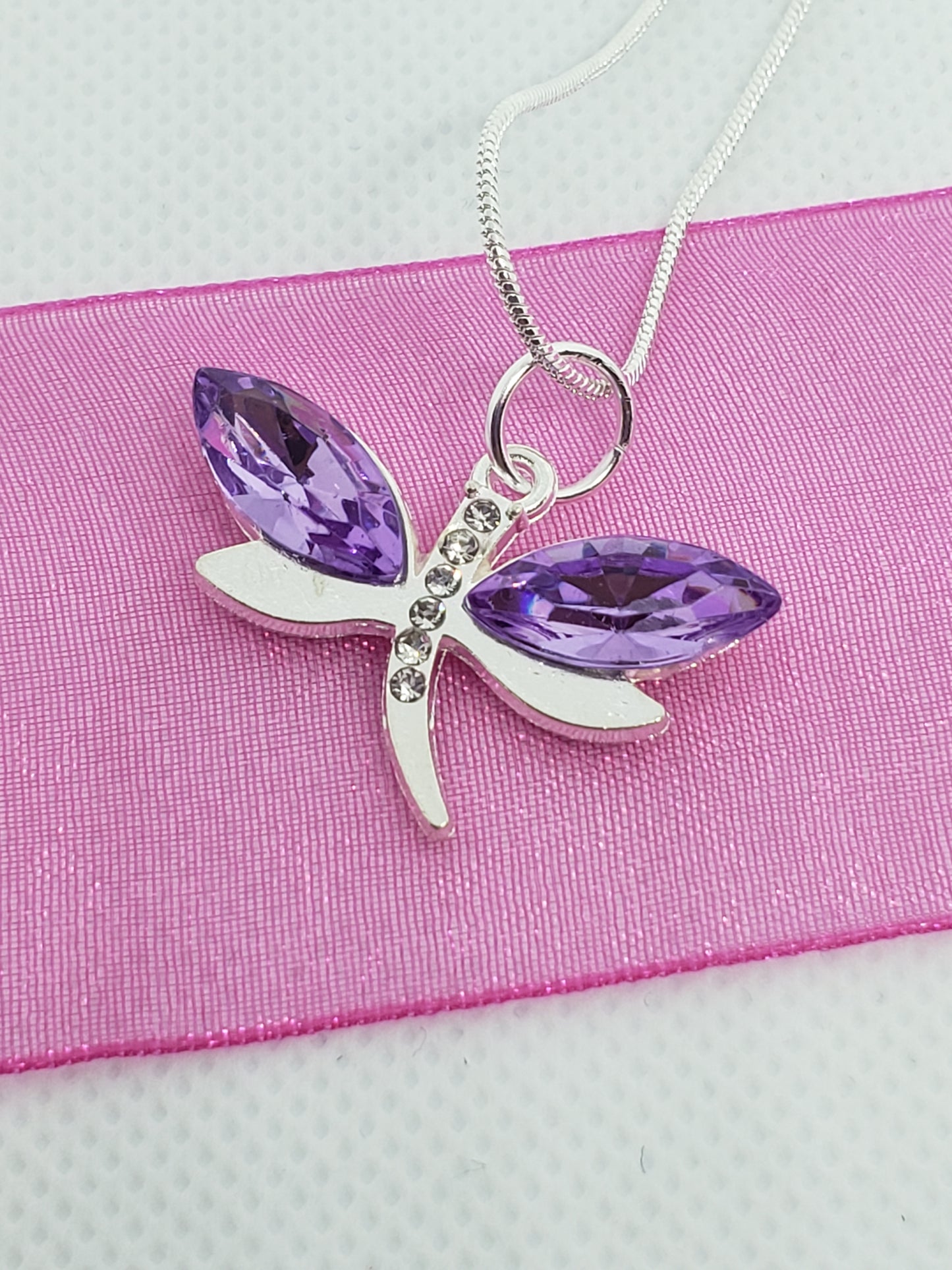 Dragonfly Necklace (8 color options)