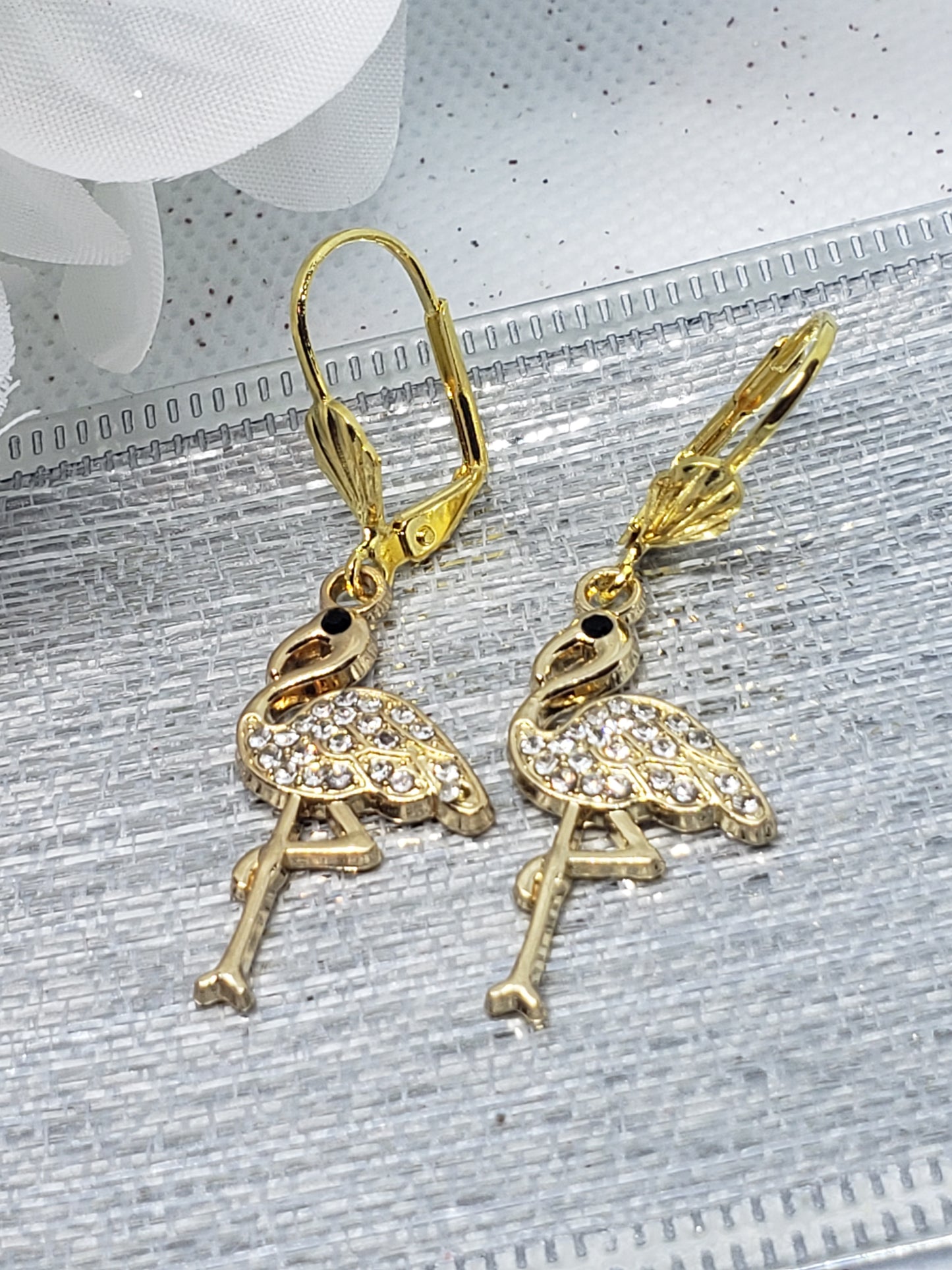 Flamingo Bling Earrings