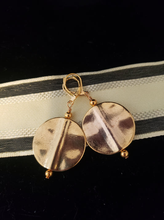 Gold-Tone Circle earrings