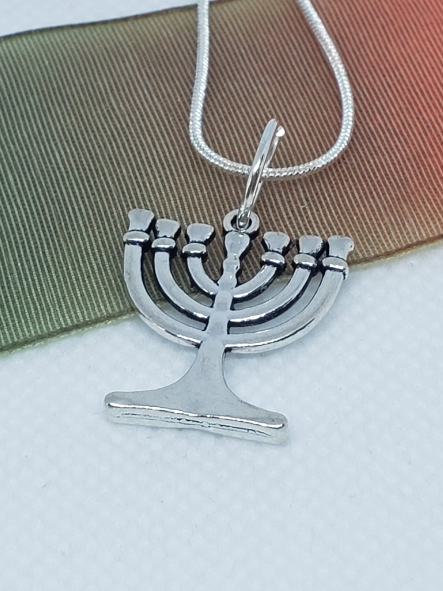 Menorah Necklace