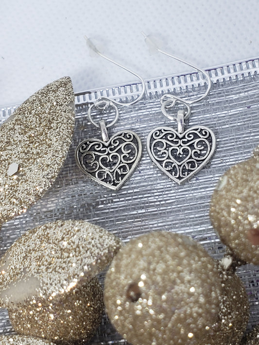 Heart within Heart Earrings