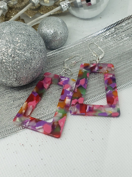 Lightweight Resin Earrings