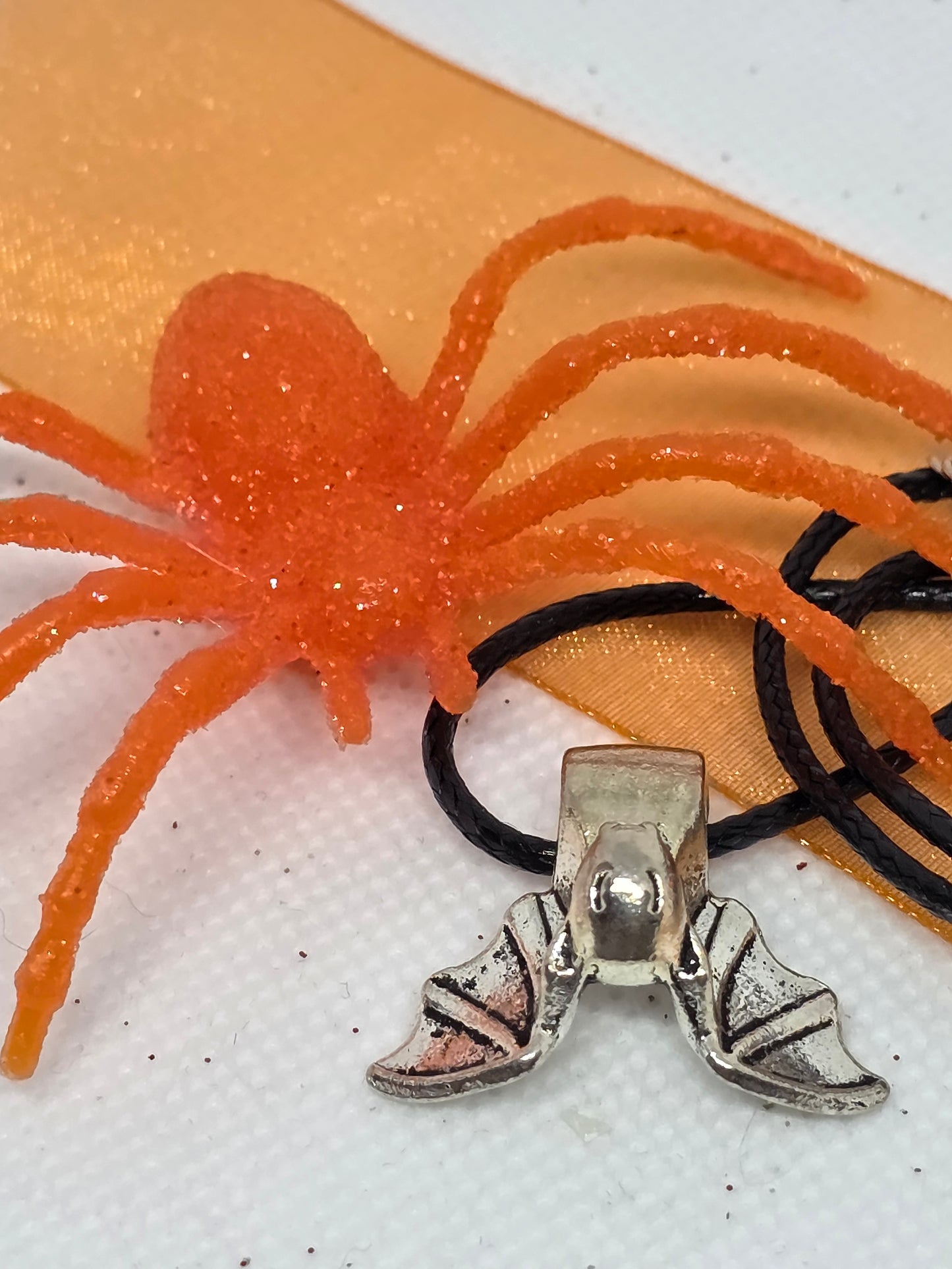 Wing Bat, Web Whisper or Purple Owl Necklace