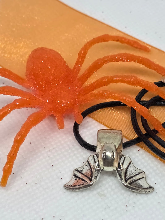 Wing Bat, Web Whisper or Purple Owl Necklace