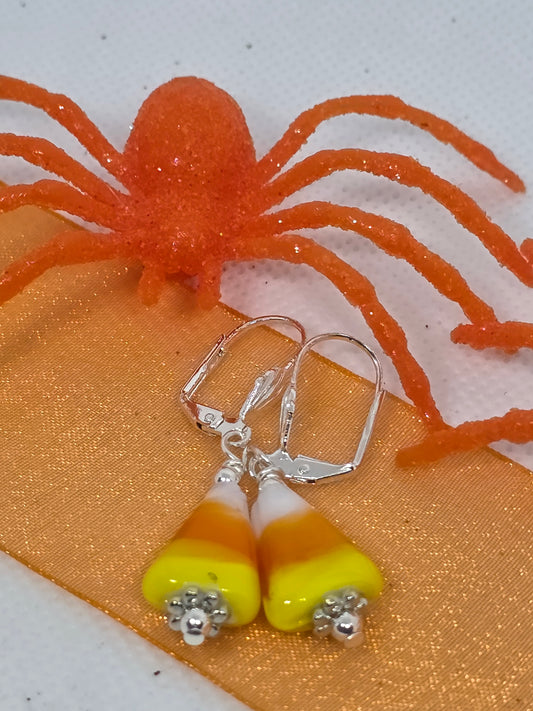 Sweet Trick Candy Corn Earrings