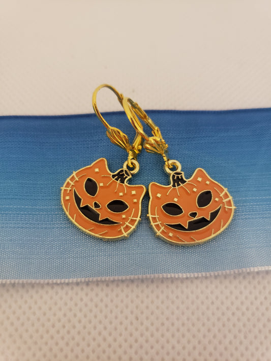 Hallow Kitty Kat Earrings