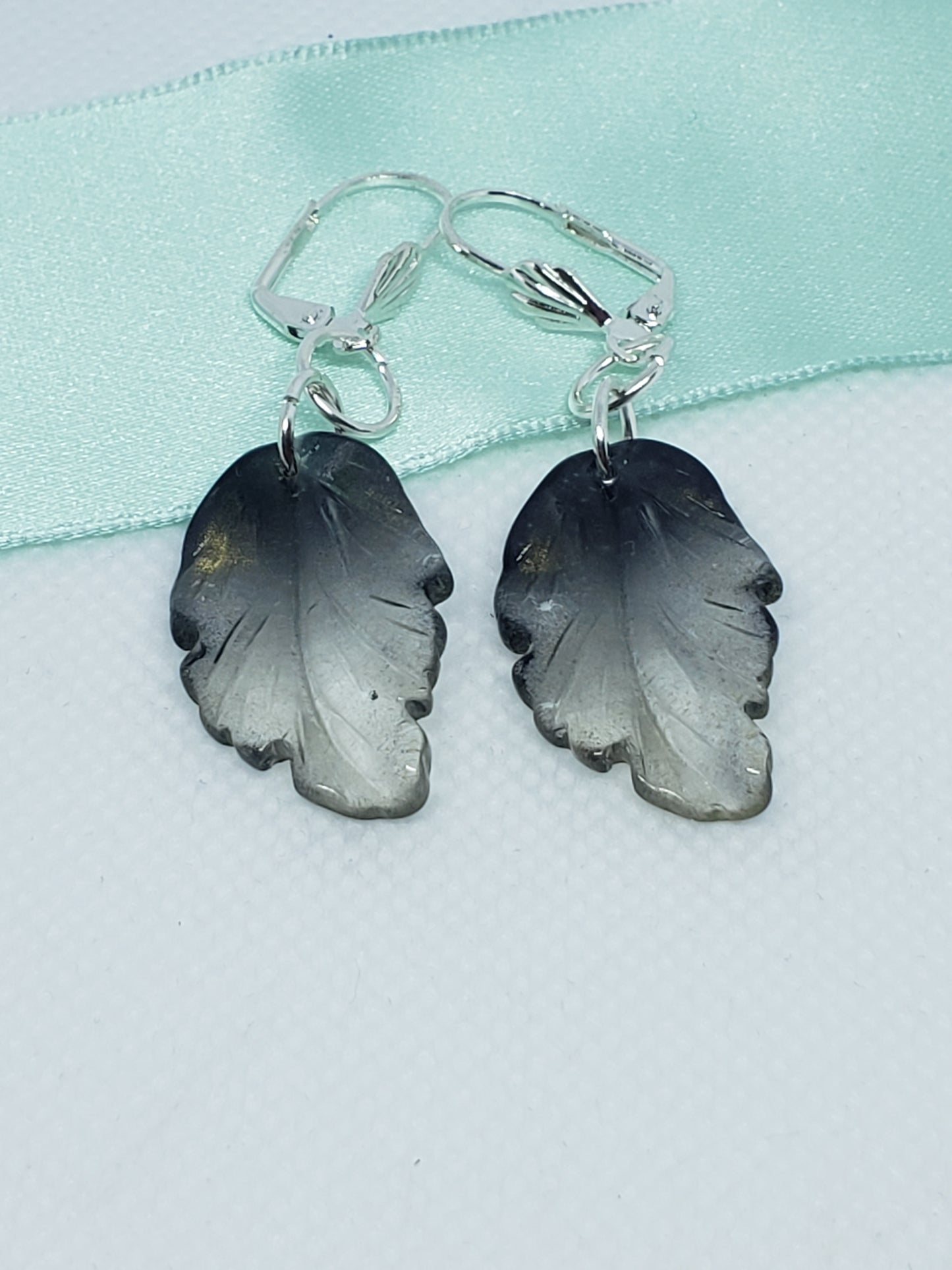 Transparent Leaf Earrings