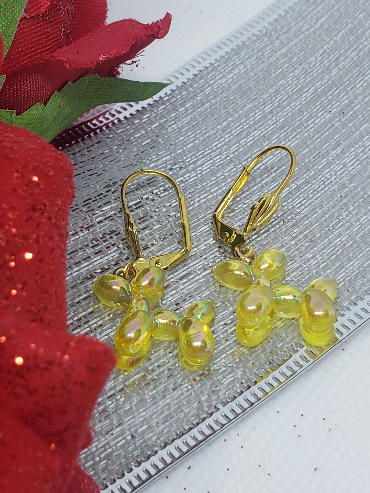 Balloon Dog Earrings