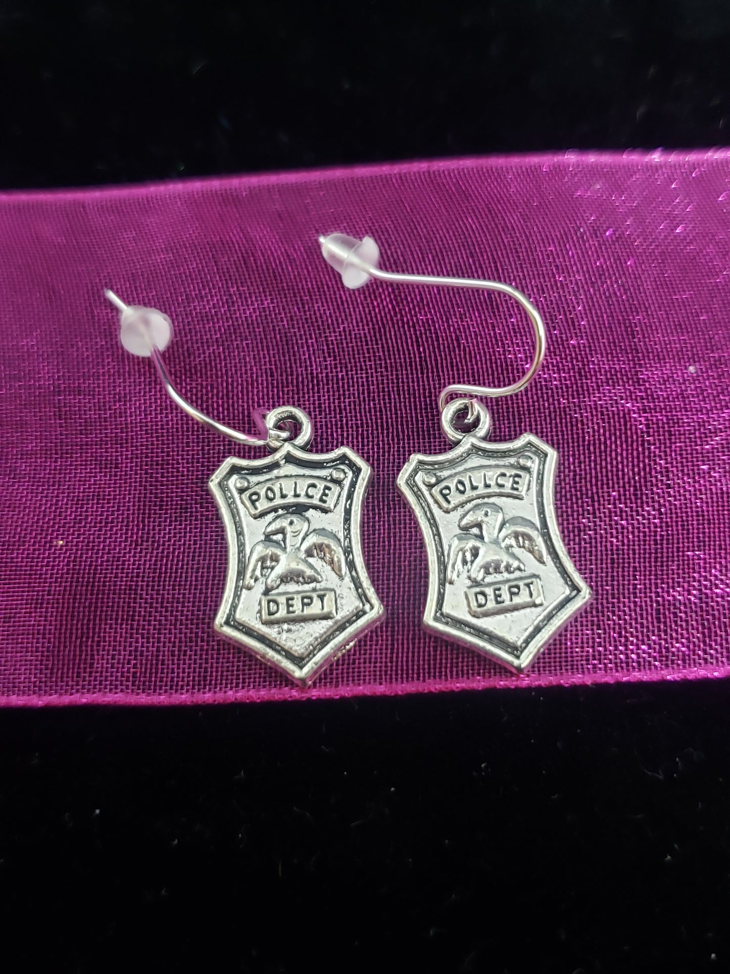 Support Police Earrings