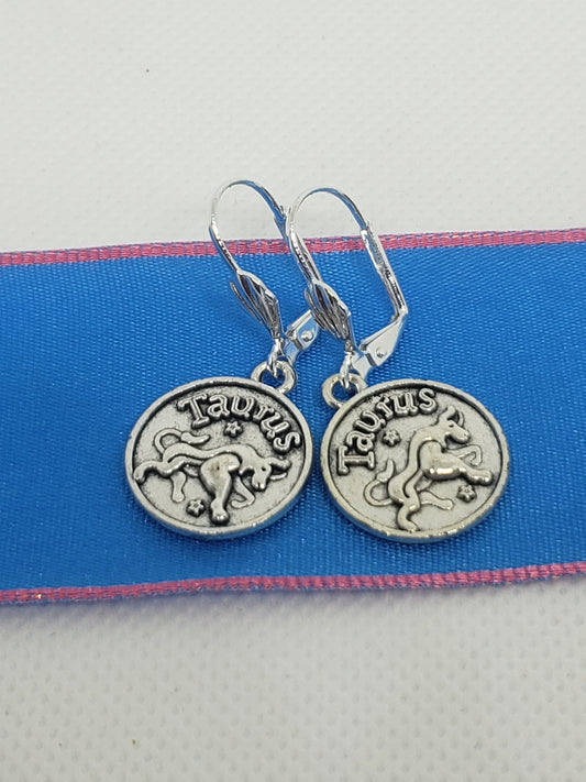 Taurus Astrological Sign Earrings