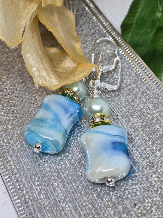 Cypriot Glass Earrings