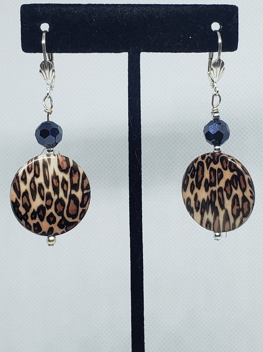 Leopard Print Earrings