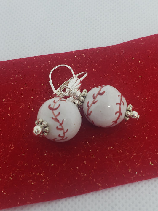 Softball Earrings