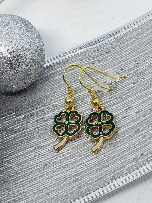 Clover Heart Earrings