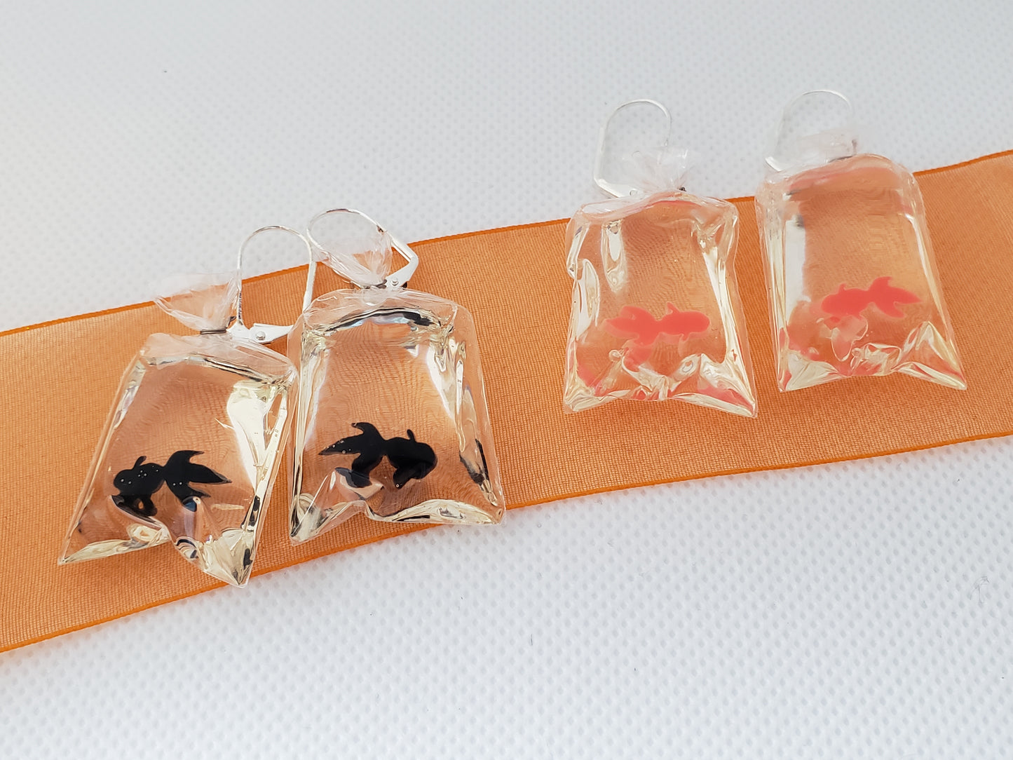 Goldfish Swimmer Earrings