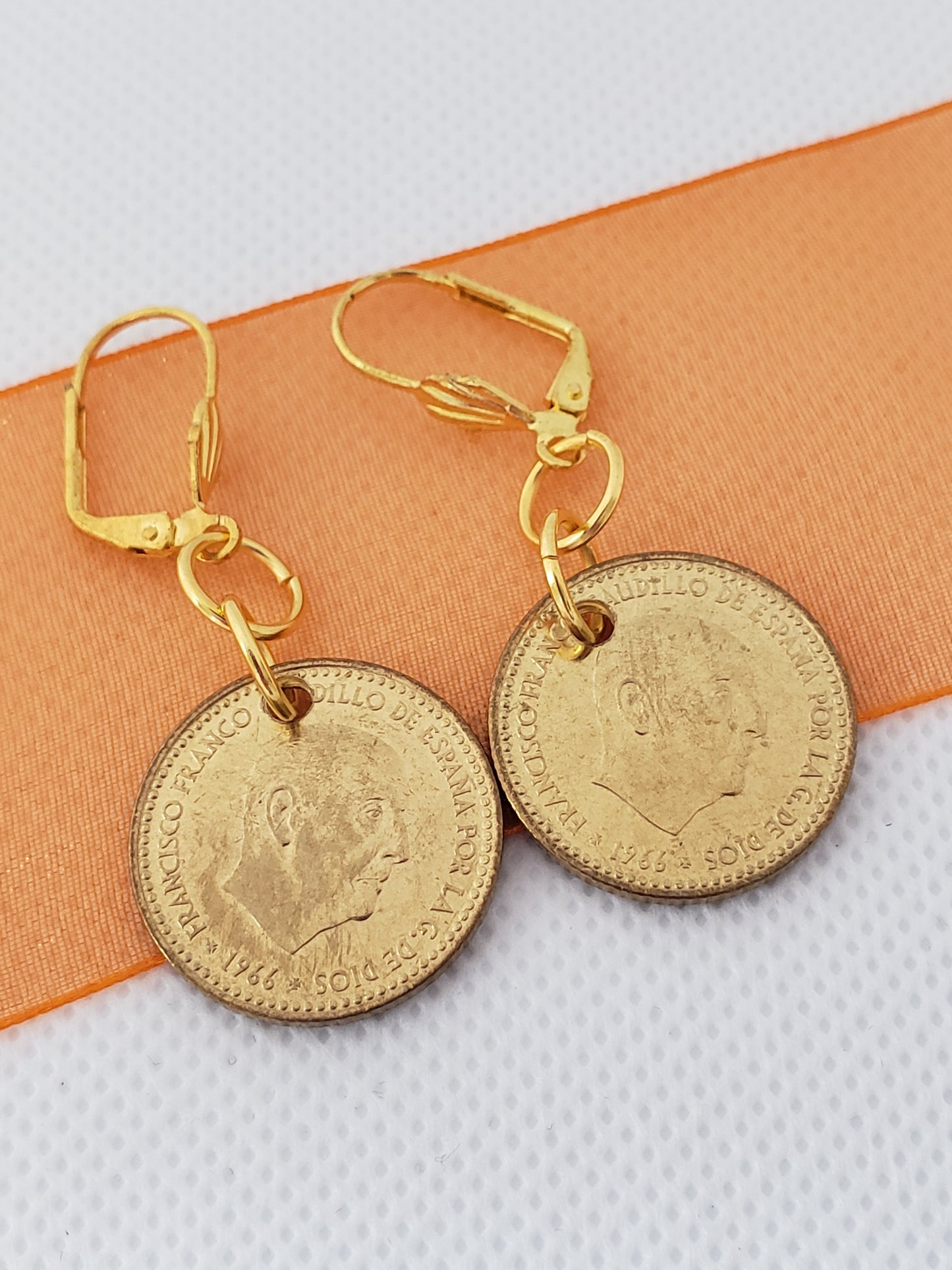 Spanish Money Earrings