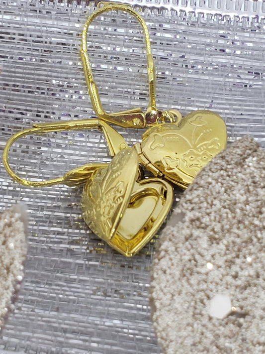 Locket Heart Earrings